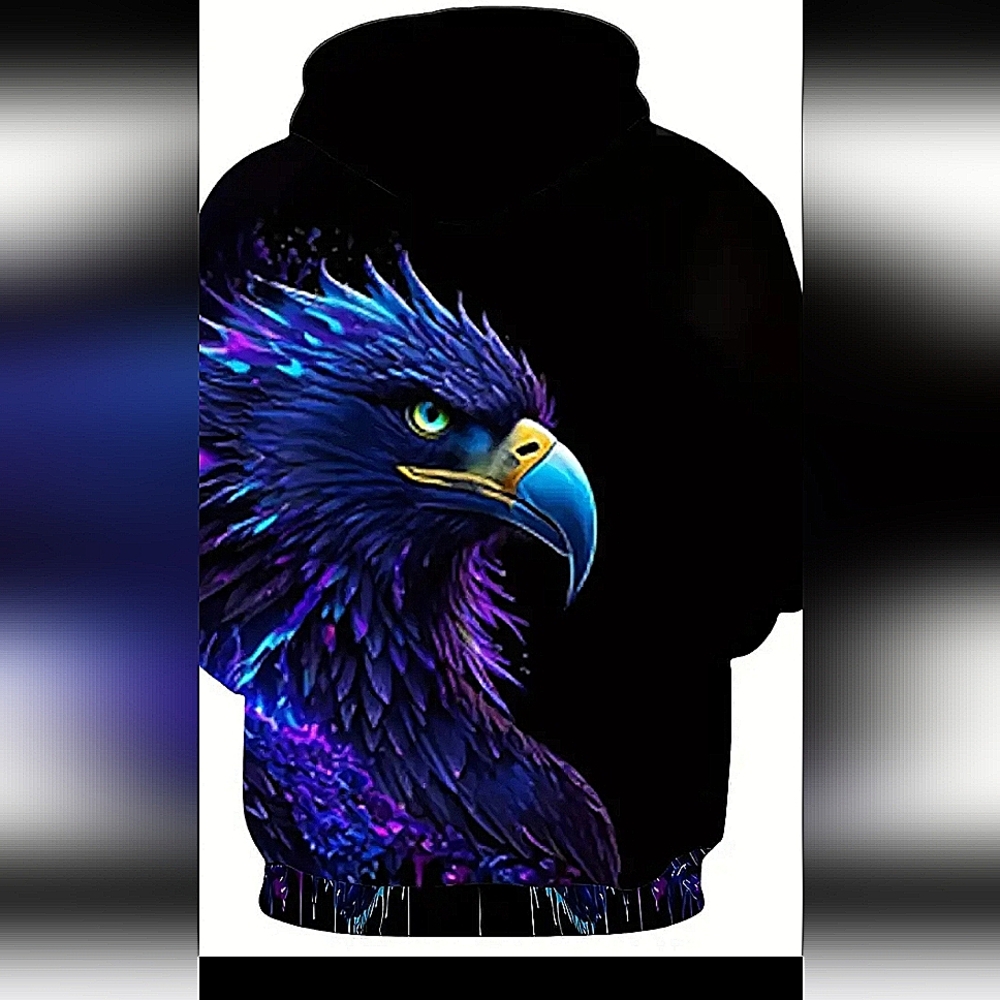 Summer light Black Raven Hoodie